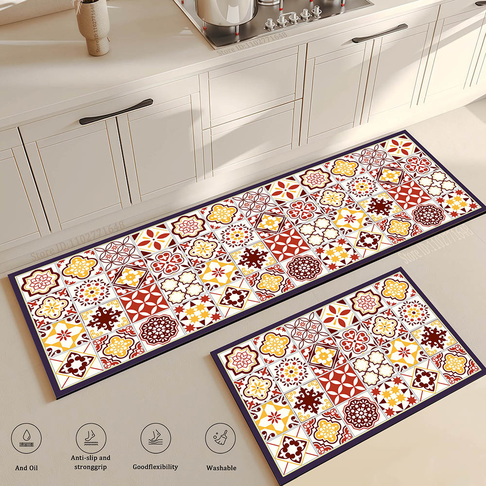 Flower Long Large Kitchen Mat  - Maranta Prayer Plant ulasan dan harga