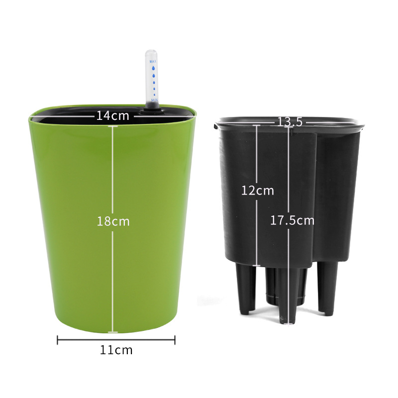 1PC Indoor Plastic Flowerpot S - Aloe Vera Pot ulasan dan harga
