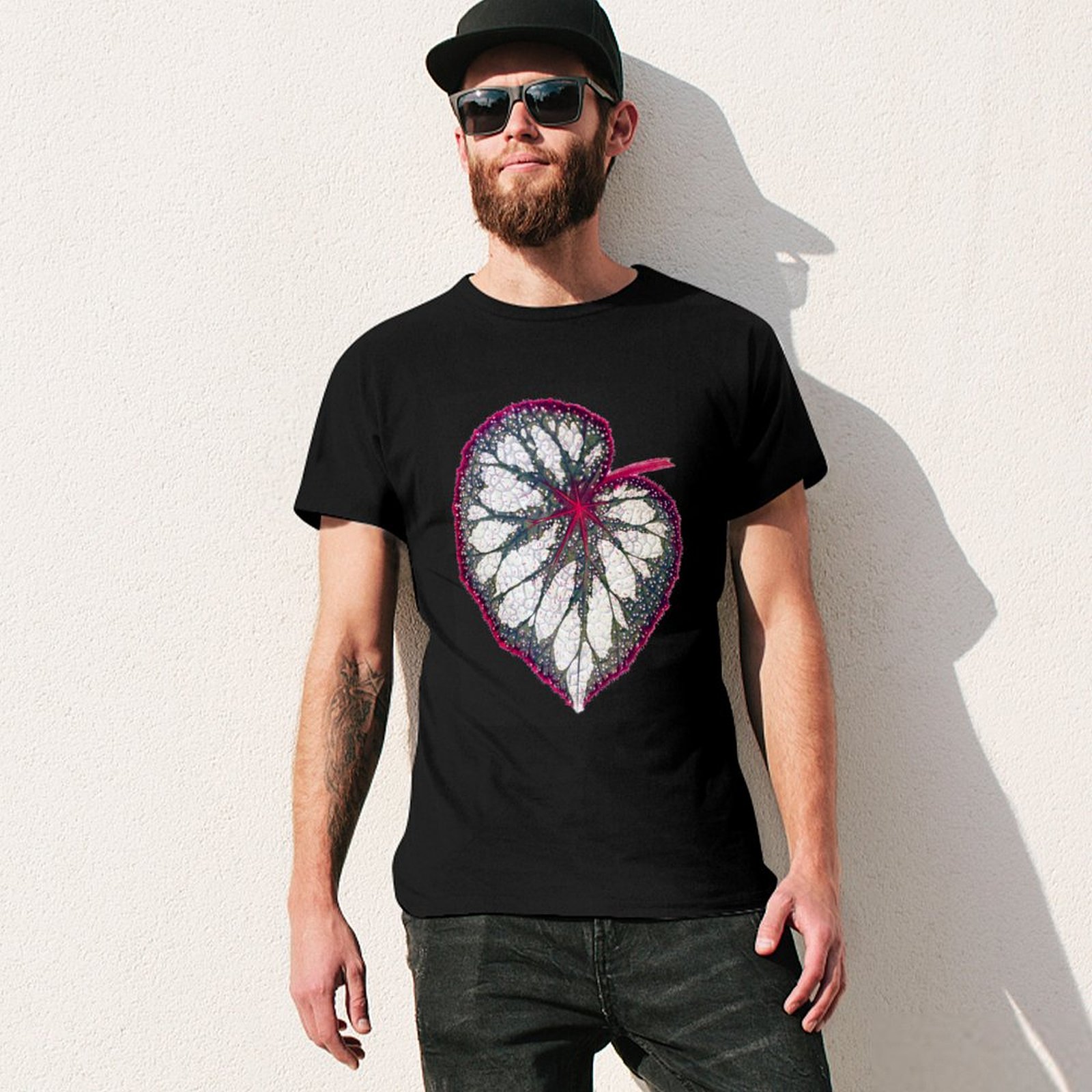 Begonia rex T-Shirt Soft Stret - Begonia Rex ulasan dan harga