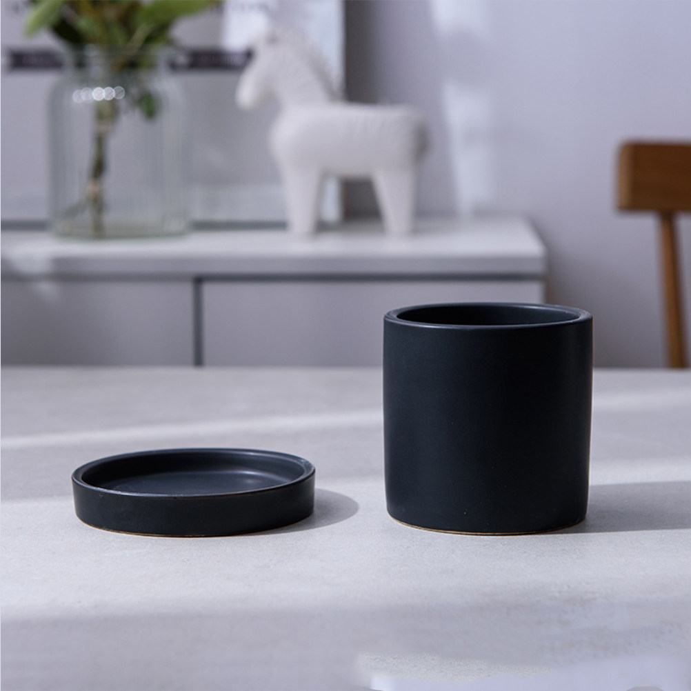 1Set Stylish Ceramic Pots with - Aloe Vera Pot ulasan dan harga